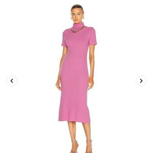 STAUD Lilou dress pink M